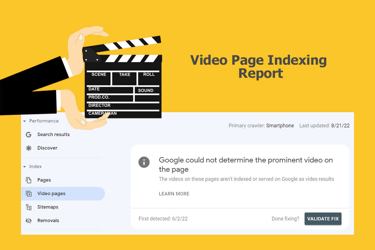 The Google Search Console Video Page Indexing Report 