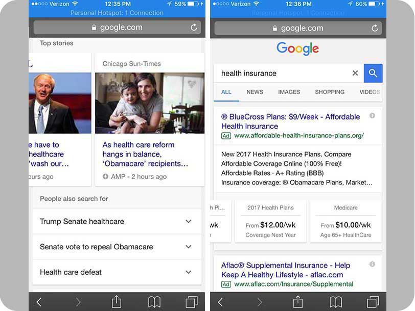 Google News Feed Propagates From User Search History
