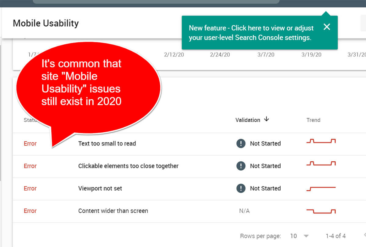 How to fix mobile usability issues using Google Search Console reports