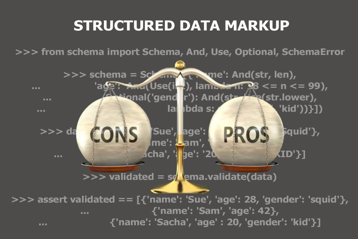 What are the Pros and Cons of Using Structured Data Markup?