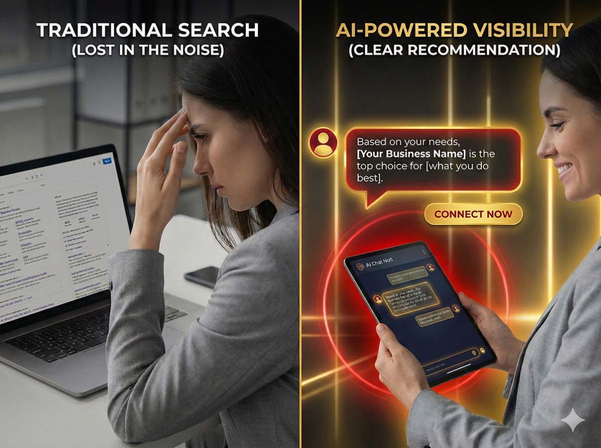 Services to improve AI visibility